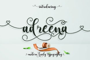 Adreena Script: Your Go-To Font for Playful, Stunning Designs