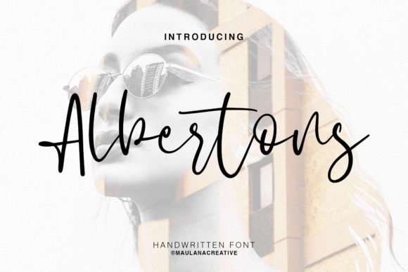 Albertons Script: Bouncy Baselines for Creative Projects