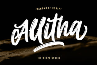 Allitha Script: Your Perfect Crafting Font for Standout Designs