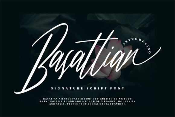 Basattian Script: A Modern Handwritten Typeface for Designers