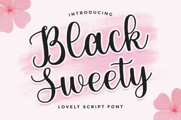 Black Sweety Script: A Creative Font for Modern Designs