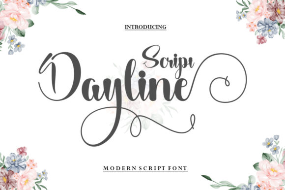 Dayline Script: Your Go-To for Chic, Modern Design Projects