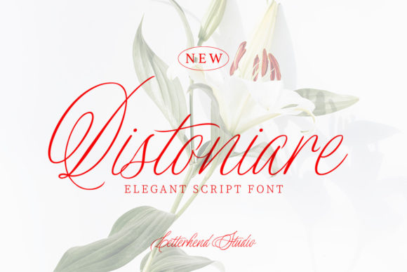 Distoniare Script: A Creative Font with Authentic Handwriting Style