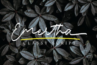 Emertha Script: A Fresh Take on Handwritten Elegance