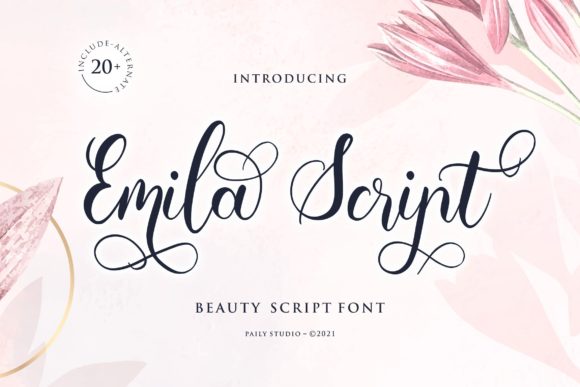 Emila Script: A Designer's Guide to This Beautiful Script Font