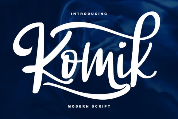 Komik Script: A Vintage Touch for Modern Branding