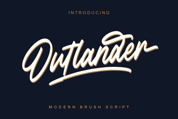 Outlander Brush Script: Vintage Charm Meets Modern Design