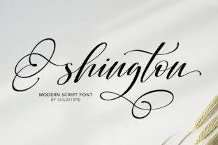 Shington Script: Where Sweet Handwritten Style Meets Cool Design