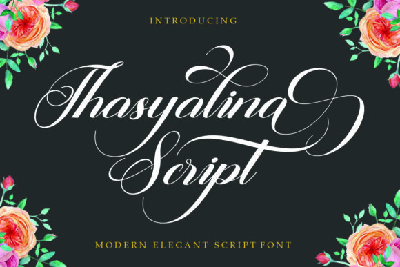 Thasyalina Script: A Graceful Script Font for Modern Design
