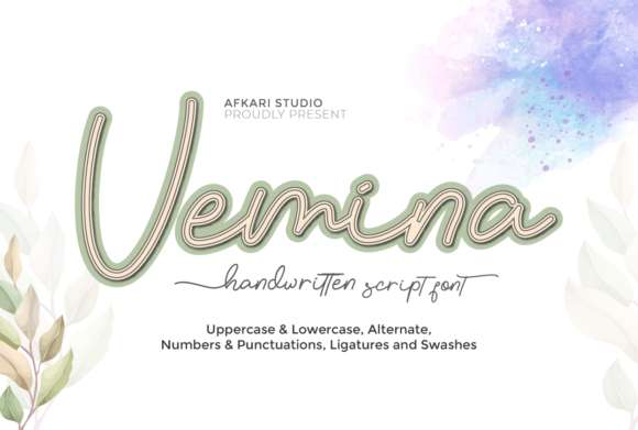 Vemina Script: A Sweet and Flowing Handwritten Font
