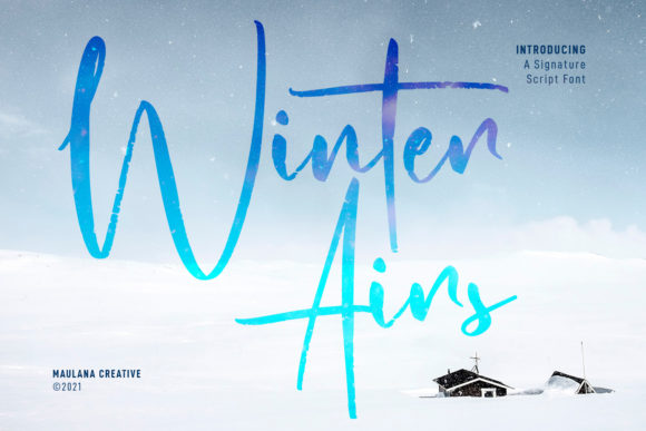 Winter Airs Script: A Font That Feels Like a Cozy Evening