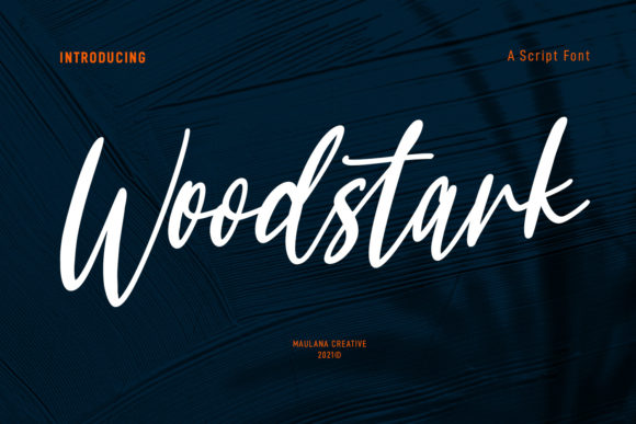 Woodstark Script: Styling Your Designs with a Handwritten Touch
